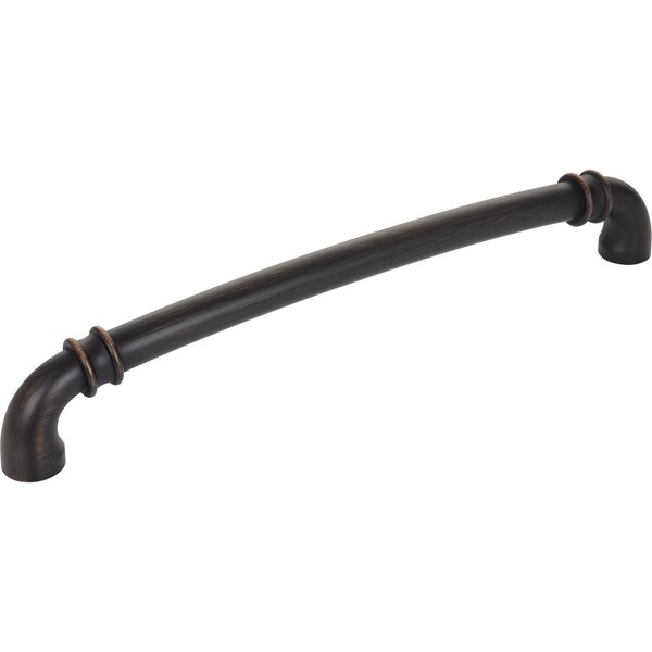 Jeffrey Alexander 12" Center-to-Center Brushed Oil Rubbed Bronze Marie Appliance Handle 445-12DBAC - main
